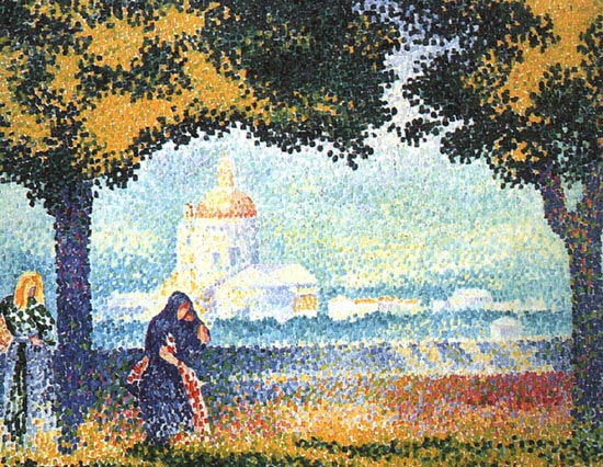 �.�.�����. ��� �� ������� �����-����� ����� ������ ���� ������
View on the church of Santa Maria degli Angeli near Assisi by Henri E. Cross
